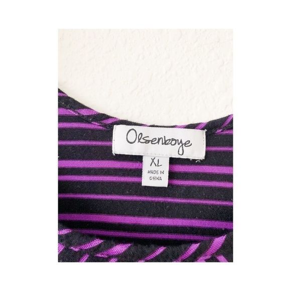 Orsenboye Purple Striped Coverup - Picture 3 of 5